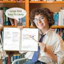 Monthly Planner 2025-2027, July 2025 - June 2027, 2 Year Calendar 2025-2027 Monthly Planner, 7.5" x 10", 24 month Calendar With Goals To Do List, Habit Tracker Suitable for Schools & Offices & Home, Green