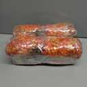 2 x SHareconn 20 Bundles Artificial Fall Flowers for Outdoors Decoration, Fake Silk Daisy Realistic Faux Plants UV Resistant for Planter Home Porch Patio Autumn Indoor Outside Decor, Sunset Red Orange