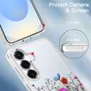 OOK for Samsung Galaxy S25 Plus Case Clear Colorful Flowers Floral Pattern