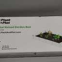 Plant & Plot Galvanized Raised Garden Beds Outdoor // 8×4×1 ft Planter Raised Beds for Gardening, Vegetables, Flowers (Silver) // Large Metal Garden Box // Patented Tool-Free Design