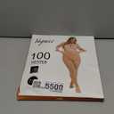 YAGAXI 2 Pairs Plus Size Tights for Women, Semi Opaque Pantyhose for Women High Waist Control Top and Reinforced Toes 60D, Size: 1X