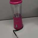 Hamilton Beach Portable Blender for Shakes and Smoothies, 14 Oz BPA Free Travel Cup & Lid, Durable Stainless Steel Blades, Personal Smoothie Blender, Raspberry, 51131G