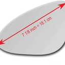 New Replacement Mirror Glass with Full Size Adhesive for 2013-2016 Chevrolet Spark Driver Side View Left LH