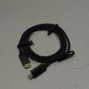 JSAUX DisplayPort to HDMI Cable 4K@60Hz, 6.6ft DP to HDMI 2.0 Male UHD 2K@120/1080P@120 Nylon DP to HDTV Uni-Directional Cord for Dell, Projector, Desktop, AMD, NVIDIA, Lenovo, HP, ThinkPad (Black)