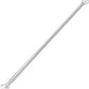 uxcell Window Curtain Rod, Tension Spring Closet Rod Shower Rod No-Drill Adjustable 42.12 to 76.77 Inch 66 lb Silver for Window Wardrobe(1.07-1.95m)