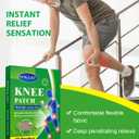 MYMULIKE Knee Patches, 90 Count Warming Herbal Plaster Patches, Long Lasting & Fast Acting Patches for Knee, Shoulder, Back, Neck, Waist