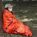 9 x Sleeping Bags, Portable Sleeping Bag Waterproof Blanket for Camping Hiking and Other Outdoor Activities, Orange