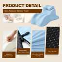 Memory Foam Wedge Pillow for Intimacy Couples, Ergonomic Support Pillow