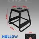 Detachable Anti Slip 450Lbs Capacity Dirt Bike Stand-Black