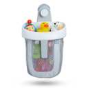 Munchkin Super Scoop Hanging Bath Toy Storage with Quick Drying Mesh, Grey