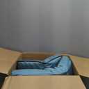 Outdoor Large Washable Dog Bed, Orthopedic Egg Crate Foam Dog Crate Mat for Large Dogs with Removable Oxford Cooling Cover, Light Blue (41.0"L x 27.0"W x 3.5"Th)