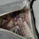 Collive Boho Kitchen Mat, Cushioned Anti Fatigue Kitchen Rug Set 2 Piece Non-Skid Waterproof Kitchen Mats for Floor, Comfort Heavy Duty Standing Mat for Kitchen, Laundry, Office, Desk(Blue) (17.3"x47"+17.3"x30"--0.47 inches)