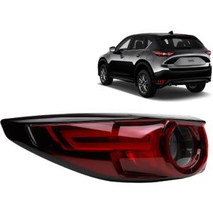 LED Driver Left Side Tail Light Assembly Outer Compatible With 2017-2020 Mazda CX-5 CX5 Replace KB8B-51-160E