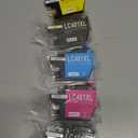 LC401XL Ink Cartridges Combo 5 Pack Compatible for Brother LC401 High Yield Work with Brother MFC-J1010DW MFC-J1012DW MFC-J1170DW Printer (2 x Black, Cyan, Magenta, Yellow)