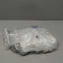 WELTRXE Extra Long Shower Curtain Liner, 72 x 78 Inch EVA 8G Waterproof Plastic Bathroom Shower Curtain with 3 Magnets, Heavy Duty, No Smell, Chlorine Free with 12 Hooks (Clear - Geometric)