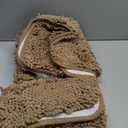 OLANLY Bathroom Rugs Sets 2 Piece, Soft Absorbent Chenille Bath Mats and U-Shaped Contour Toilet Mat Area Rug Set, Machine Washable Bath Carpet, Home Decor Accessories(30"x20"+24"x20", Tan)