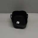 PINTAUR Silicone Air Fryer Liners 2 Pack, Reusable Liners Compatible for Ninja Foodi DZ201, DZ401, DZ550, COSORI, Chefman, Instant Air Fryer, and 6-in-1 8-10QT Air Fryer Baskets