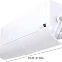 Retractable Air Conditioner Air Deflector, Universal Adjustable Air Conditioning Deflector Air Diverter Cover Telescopic Anti-Wind Baffles Anti Direct Blowing Windshield Wind Guide