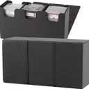 Slab Box Triple Row - Trading Card Storage Box for Graded Sports and TCG Cards - Case Fits PSA, BGS, SGC and CSG Slabs