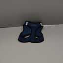 Best Pet Supplies Voyager Step-in Air Harness - All Weather Mesh, Reflective, No Pull Harness for Dogs, Cats - Secure with Hook & Loop Fastener, Buckle, Double D-Rings - Blue/Black Trim, M