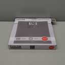 Taylor Smart Bathroom Scale with Precision Hub App, Digital Body Weight Scale, 400 lb Capacity, 8 User Profiles, Smart App Connectivity, Sync to 3rd Party Apps, BMI Tracking, Glass Platform, Charcoal (11.8 x 11.8 Inches)