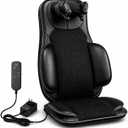 Back Massager,Full Back Kneading Shiatsu or Rolling Massage, Massage Chair pad with Height Adjustment, shiatsu Neck & Back Massager with Heat, Back Massager for Neck and Shoulder