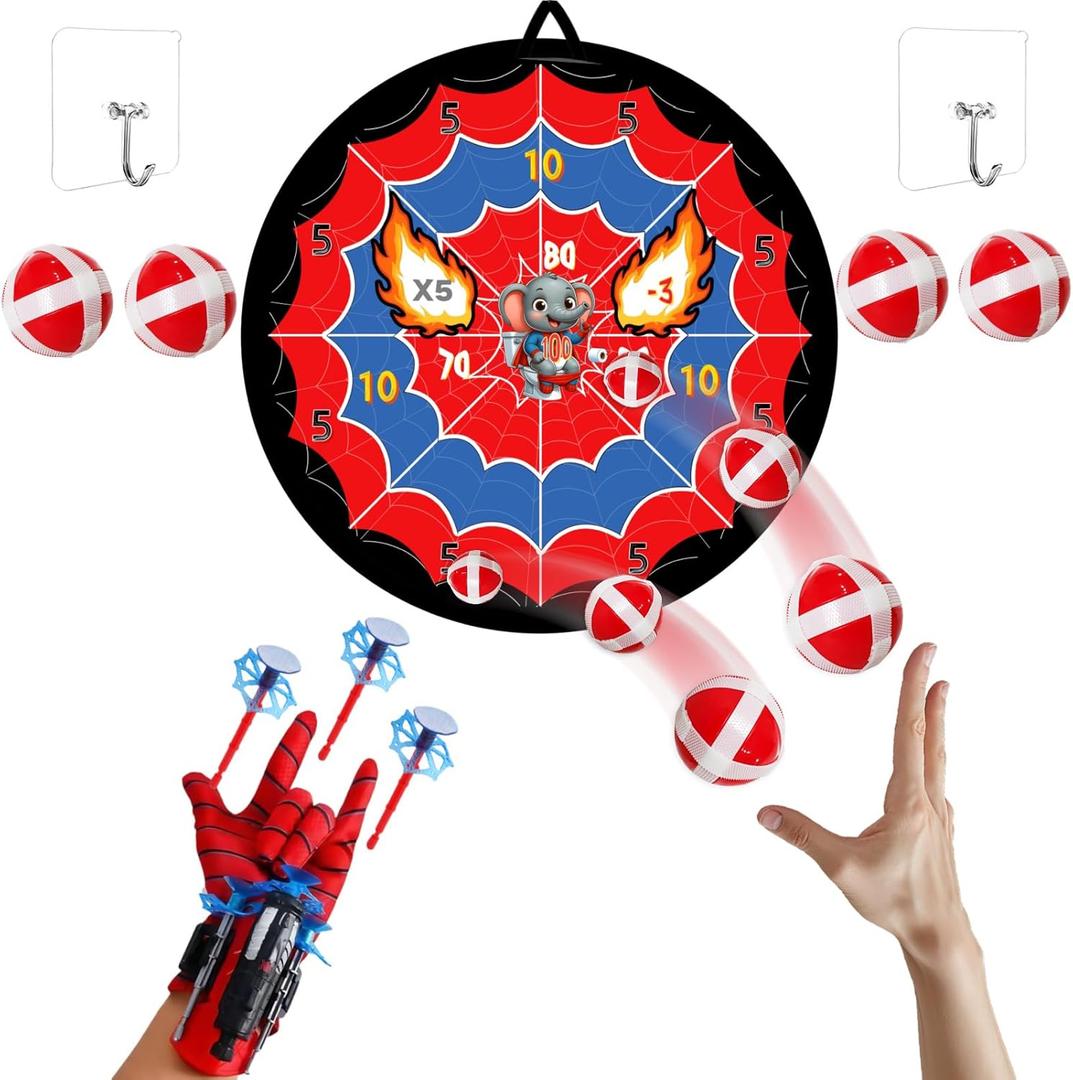 Spiders Web Shooter Spider Toys for Boys 4-6Boys 6-8 Years OldWrist Toys, Birthday Party Presents