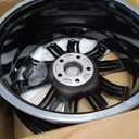 Alloy Wheel, Black Widow 17x7.5 5x108 ET40 CB63.4 Black Machined, Stock