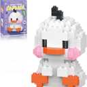 3 x Easter Building Blocks Compatible for Lego Easter Duck Micro Blocks Stacking New Toys Holiday Present Box New Year Gifts for Kids Ages 6+ Boys and Girls (Duck)
