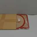 Silicone Baking Mat Set of 4, Nonstick Reusable Macaron Silicone Baking Mat & Round Pizza Mat, Cookie Baking Supplies for Macaroons, Pastry, Pizza, Red