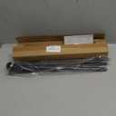 Matte Black Curtain Rods, 30-62 Inch, Stainless Steel for Bedroom, Living Room, Kitchen, Farmhouse, Outdoor