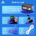 4x4 Pool Pillow for Above Ground Pools  0.4mm Thick PVC Cold-Resistant Pool Cover Air Pillow with 50 Ft Rope, Winterizing Ice Equalizer Inflated Closing Winter Kit for Supporting Pool Cover