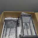 2-Pack 23" Extra Large Outdoor Wall Lights Candelabra 3-Light, IP65 Waterproof Exterior Lights with Clear Glass Front Porch Lanterns Outdoor Wall Sconce Lighting Outside Coach Lights, E12 (Matte Black)