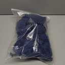 SWOMOG Womens Maternity Robe Set 3 Piece Nursing Pajamas for Breastfeeding 3 in 1 Labor Delivery Hospital Pregnancy Pjs Navy Blue, Size XL