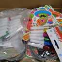 Blosssound 66 Pcs Mexican Fiesta Party Favors Cinco De Mayo Decorations Include Taco Sombrero Piñata Headbands Margarita Cactus Eyeglasses Noise Makers Black Mustaches for Mexican Party Supplies