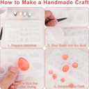 Penitue Resin Gem Molds, Multi-Purpose Silicone Molds Round Heart Teardrop Shape Resin Jewelry Making Kits for Earrings, Necklace, Pendants, Crafts