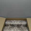 Anti Fatigue Kitchen Mats 2PCS,Boho Dahlia Kitchen Rugs Non Slip Rubber Backing, Farmhouse Waterproof Kitchen Mat for Floor,Cushioned Standing Mat for Kitchen,Laundry,Sink,Desk,Blue (17.3" x 47 "+ 17.3" x 29 "--0.47 inches)