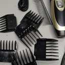 oneisall Dog Clipper Low Noise, Dog Grooming Kit with Rechargeable, Pet Shaver Cordless Electric Quiet Hair Clipper Set for Dogs Cats Pets（Gold）