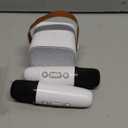 Mini Karaoke Machine for Kids Adults, Portable Bluetooth Speaker with 2 Wireless Microphones,Toys Birthday Gifts for Girls 3, 4, 5, 6, 7, 8, 9, 10, 11, 12+ Years Old Toddler Teens(White)