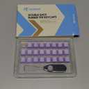 Ranked Rubber Keycap Set | Double Shot Translucent | OEM Profile for Mechanical Gaming Keyboard (Lavender, 23 Keys)
