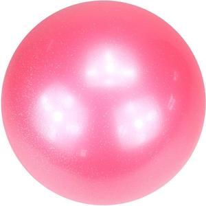 AllPlay Rhythmic Gymnastic Competition Exercise Ball Olympic Spec for Dance and Performance (16.5cm Glitter Fuschia)