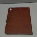 Antbox for iPad Air 13 Inch Case 2025 M3 /2024 M2, Built-in Pencil Holder, Fully Supports Pencil Pro and Pencil (USB-C), Auto Sleep/Wake Function PU Leather iPad Air 13'' Cover (Brown)