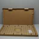 Serene Valley Sink Protector Grid 26-1/16" x 14-1/16", Centered Drain with Corner Radius 3-1/2", 304 Stainless Steel Material NLW2614C