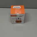 Veitron 400ml (13.52 oz) Glass Teapot with Stainless Steel Strainer, Clear Teapot for Stovetop, Home, Office or Solo Tea Drinking