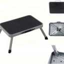 Folding Step Stool Caravan Motorhome Caravan Motorhome 150kg Heavy Duty Steel Step Stool with Non Slip Rubber Feet