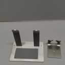 FLE Hair Dryer Holder Wall Mounted Self Adhesive,Hair Blow Dryer Rack Organizer Compatible with Most Hair Dryers,Black