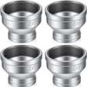 Cinnvoice 4 Pack 3" x 2" FNPT Galvanized Reducer, 300 PSI Pressure Rating for Plumbing, Industrial, and Fire Protection Systems