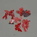 Suncalla 72 Pcs Red Ribbon Week Supplies Bulk Iron on Patches Drug Free Red Ribbon Week Awareness Embroidered Patches Anti Drugs Motivational Inspirational Accessories Set for School Events Support