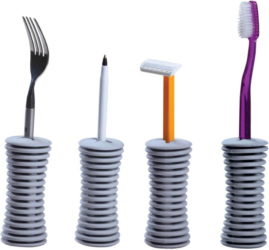 Universal Soft Easy Grip Handle Tool, Provides Wider Grip for Arthritis and Limited Dexterity, Set of 4