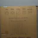 29"-57" Baby and Pet Safety Gate, 30" Tall Metal Walk-Thru Gate for Doorways & Stairs, Easy One-Hand Open, Dual Lock (White, 29" W x 30.5H)